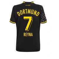 Borussia Dortmund Giovanni Reyna #7 Fotballklær Bortedrakt Dame 2022-23 Kortermet